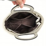 Burgundy/Black/Olive Green/Coffee Brown/Light Brown/Ivory Vintage Women's Shoulder Bag - Stylish Casual Shopping Handbag with Detachable Strap