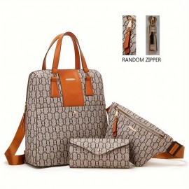 Backpack Three Piece Set - Multi-Purpose, Compact, Ideal for Travel & Daily Use