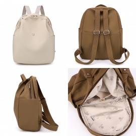 Women's Fashion Backpack Oxford Fabric Multi Pocket Stylish Casual Daypack Lightweight Travel Bag for Women