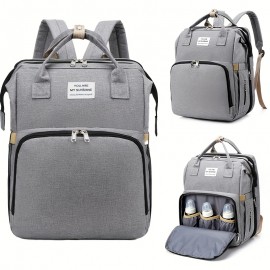 Multi-Pocket Foldable Multi-Functional Backpack, Large Capacity Women's Shoulder Bag, Stylish Storage Backpack, Baptism Gift