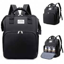 Multi-Pocket Foldable Multi-Functional Backpack, Large Capacity Women's Shoulder Bag, Stylish Storage Backpack, Baptism Gift